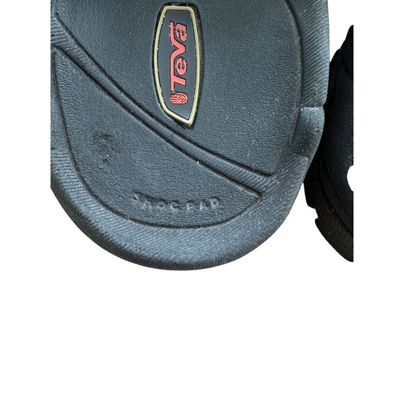 Teva Sandals Shock Pad Slip-On Black & Brown Size 8 M Comfortable & Durable - Picture 11 of 11